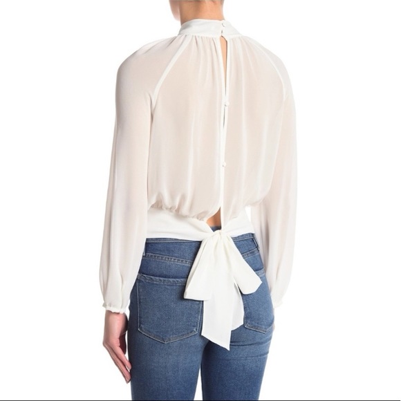 Rebecca Minkoff Zariah top in white –– NWT - Picture 4 of 17